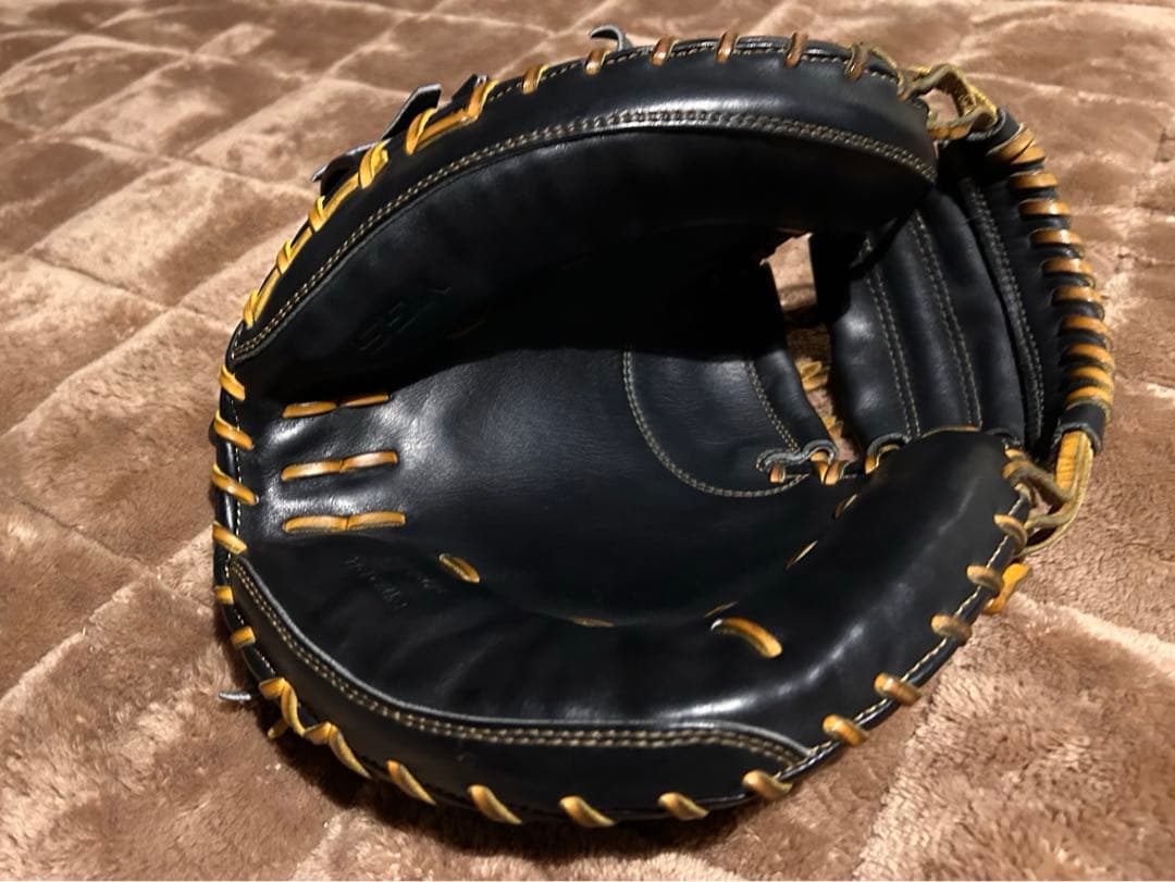 【極上品】YGS 812V 硬式用 キャッチャーミット TGレザー
