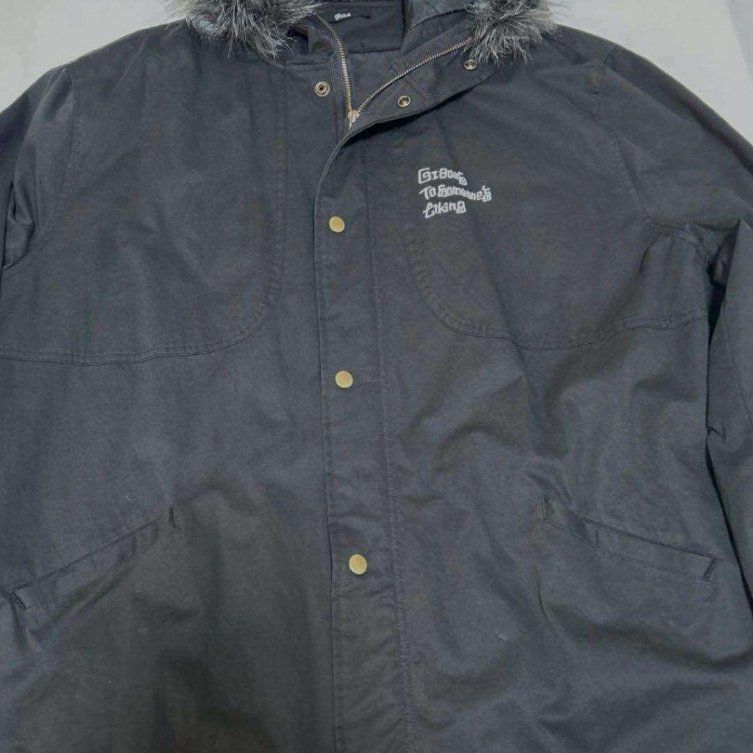 gibous ギボス　モッズコート　Ｌサイズ 黒　ブラック