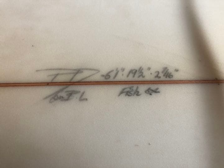 中古　ブラックライトニング　サーフボード　ビギナー向け