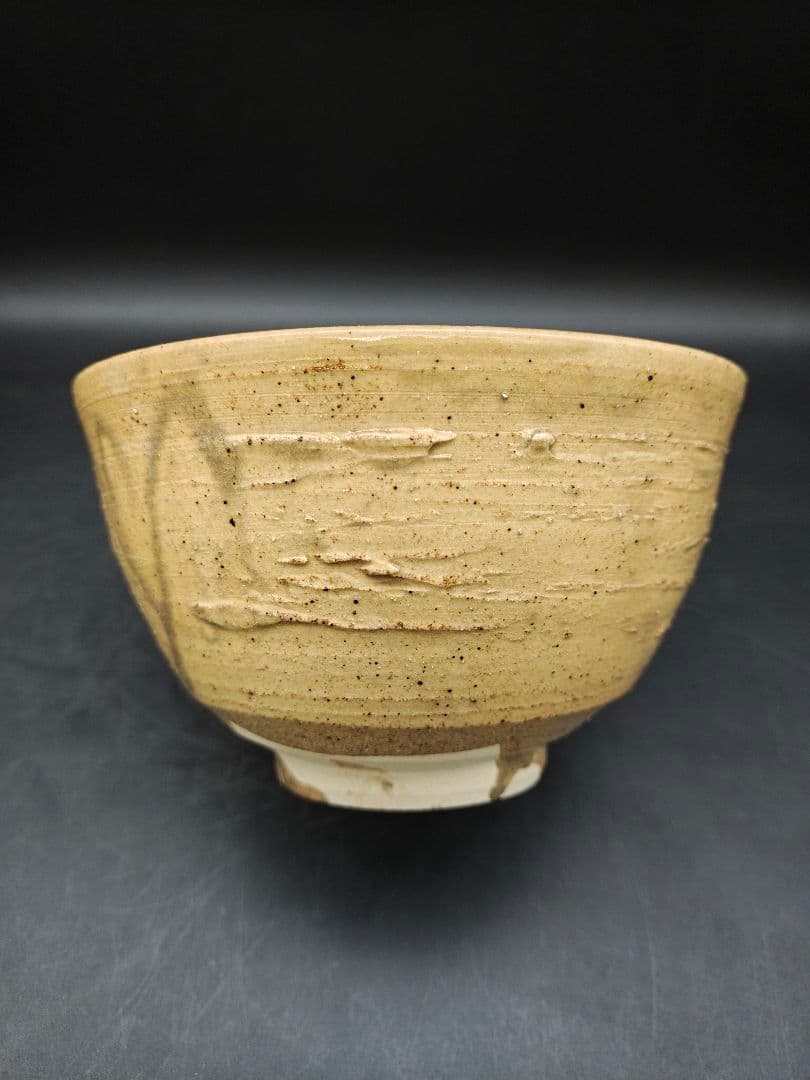 三朝焼　伊羅保茶碗　落款　在銘　抹茶碗　共箱