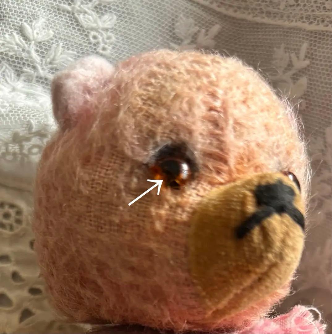 週末限定　ピンク　ʕ•ᴥ•ʔ アンティークベア　ミニベア　ヴィンテージ
