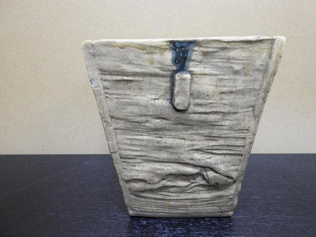 織部釣瓶型花生　一楽　MA69