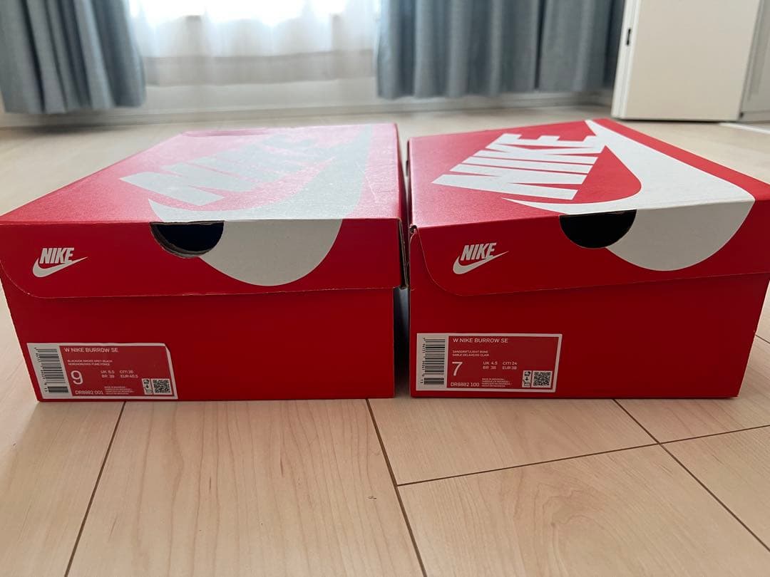 Nike BurrowSeWomen's新品未使用26cm24cmペア2足セット