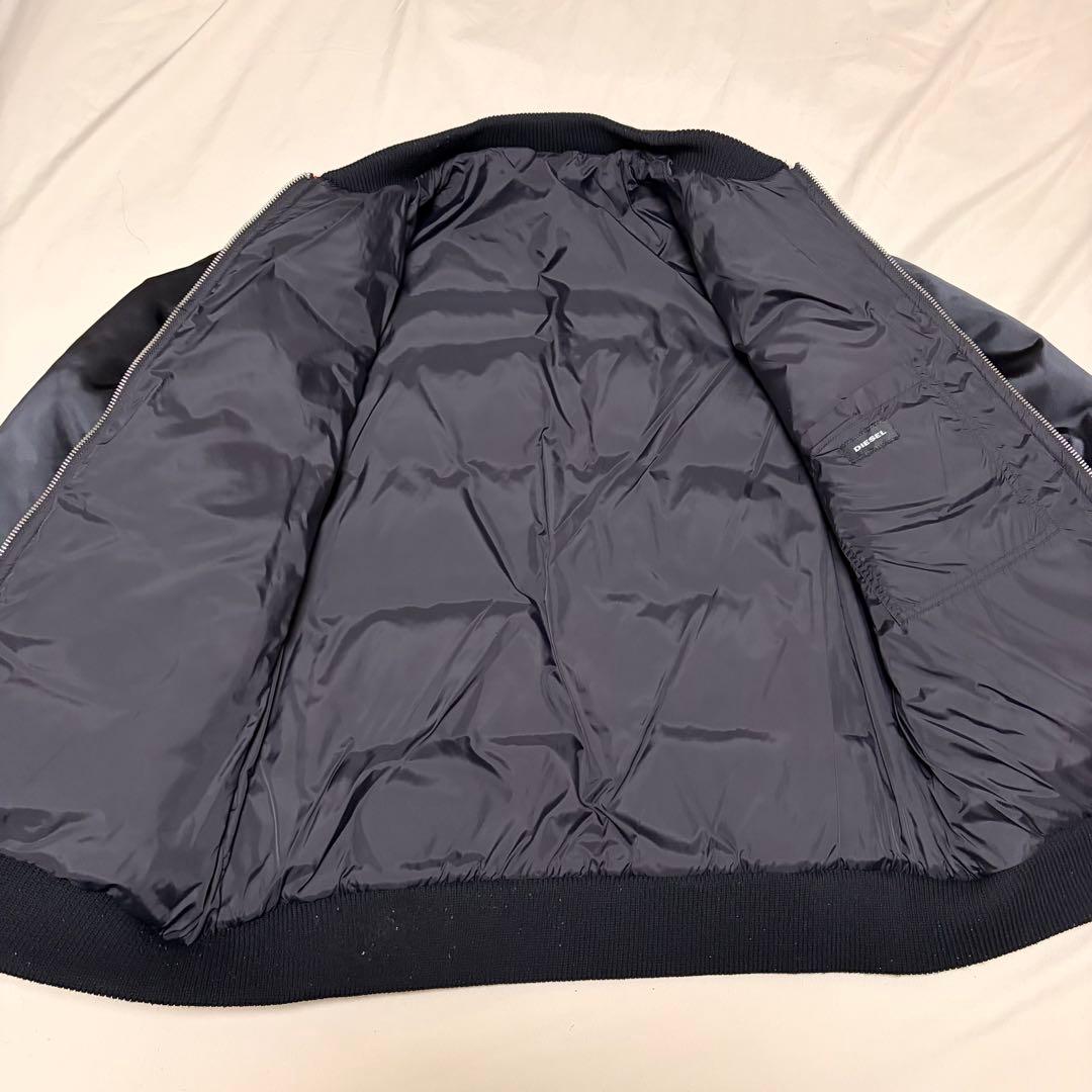 DIESEL ボンバージャケット　ダウン　ニット切り替え