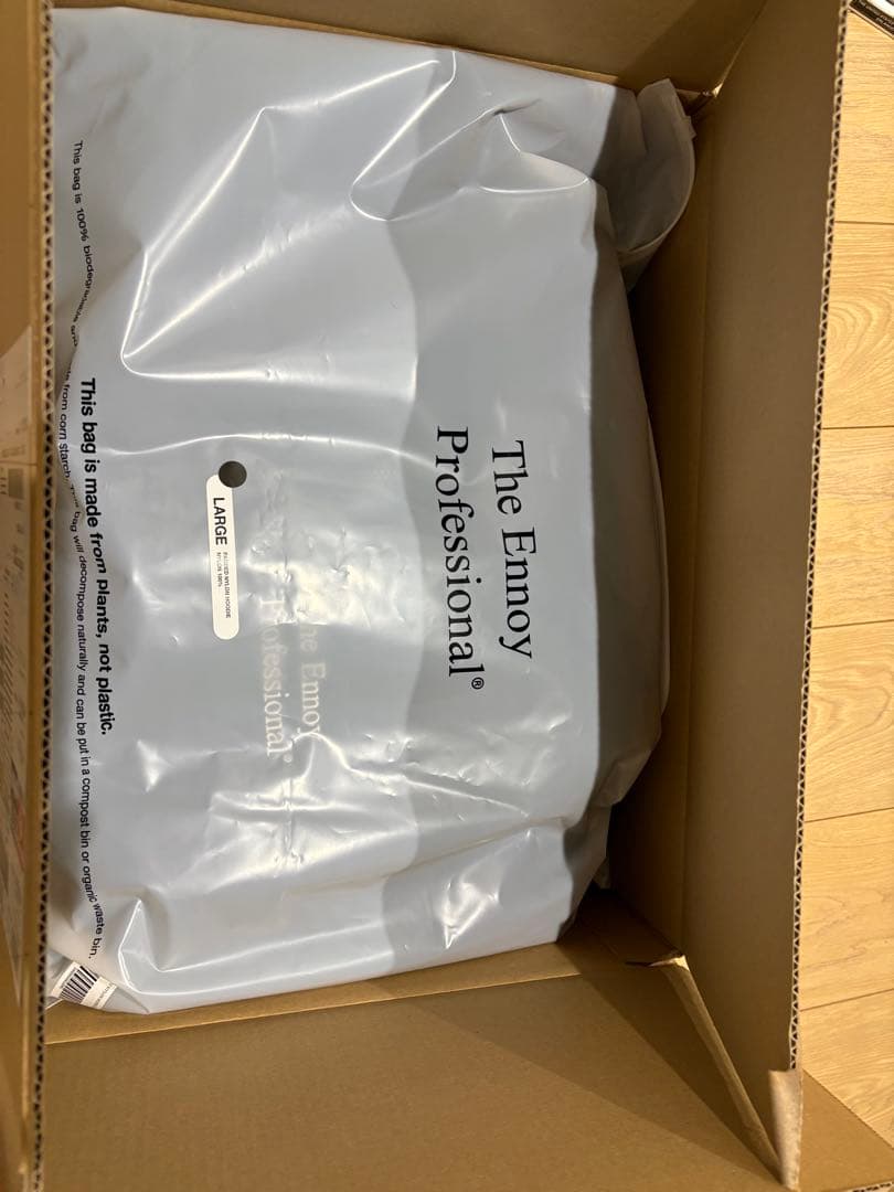 ジャケット・アウター [Ennoy] PADDED NYLON HOODIE / BLACK