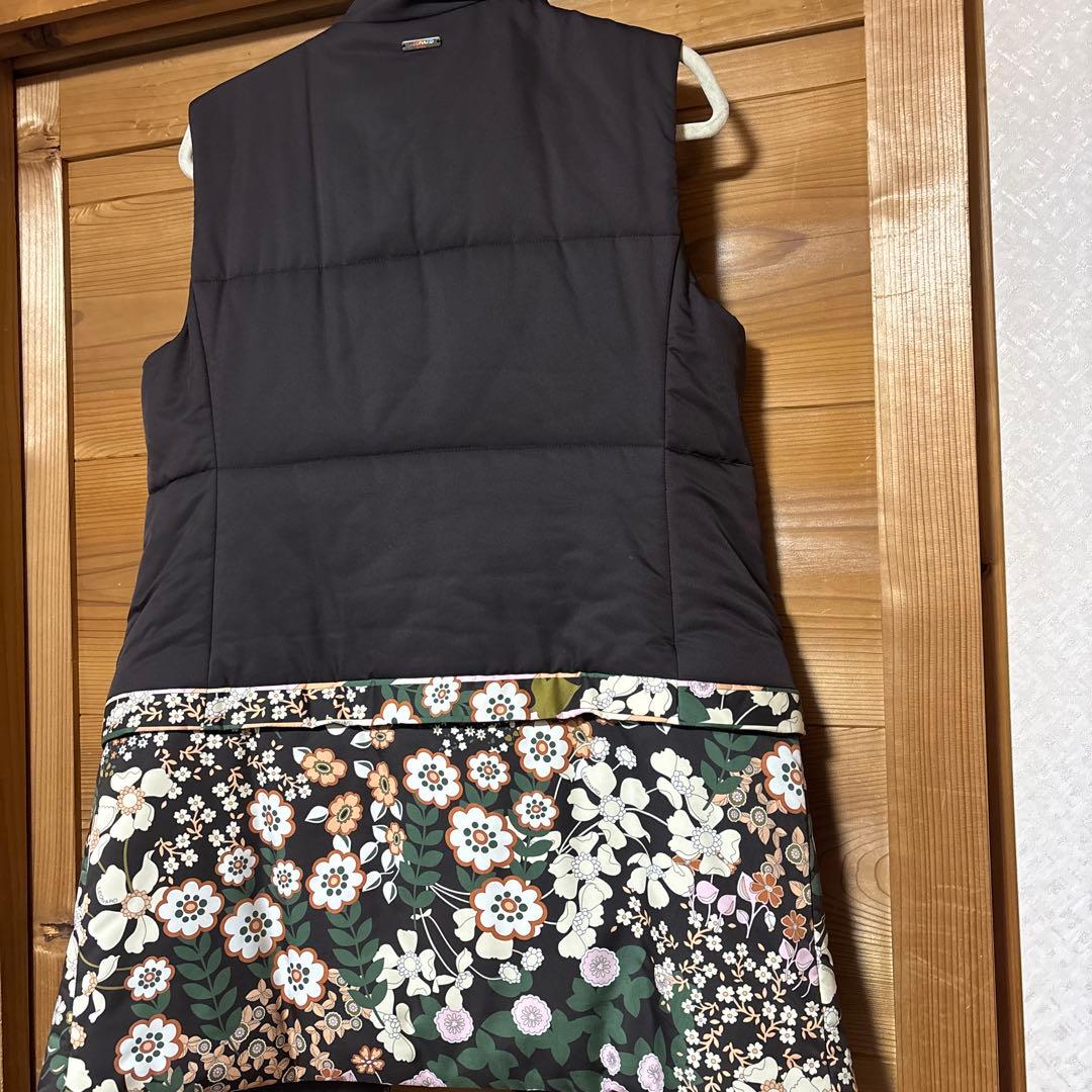 レオナール キルティング　ベスト　大きいサイズ　2way