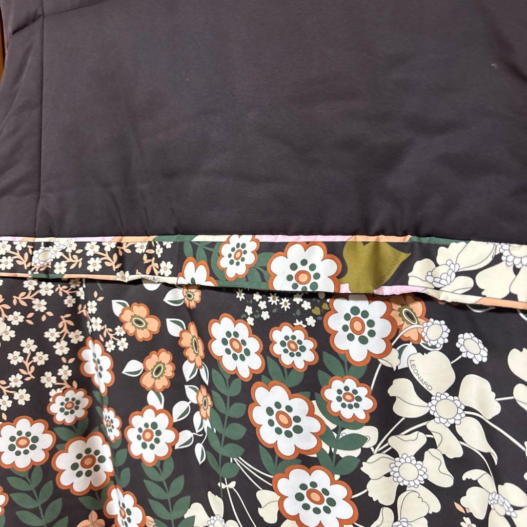 レオナール キルティング　ベスト　大きいサイズ　2way