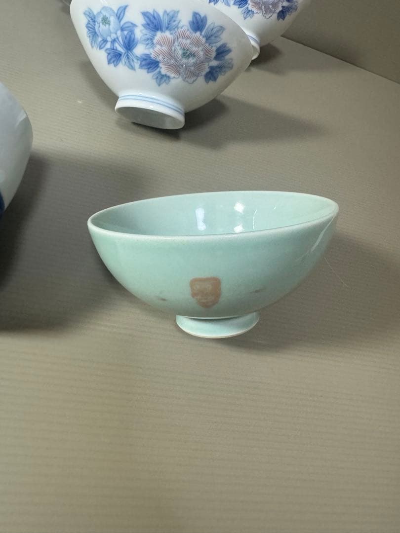 2082 深川製磁　まとめ売り　皿2客　碗4客　湯呑1客