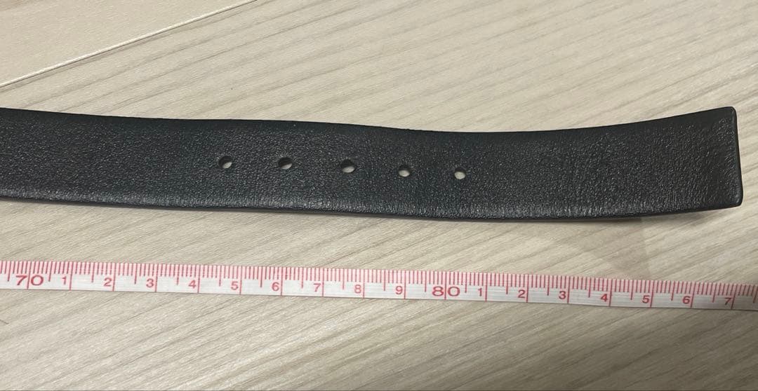 Salvatore Ferragamo ブラック&オリーブブラウン　レザーベルト