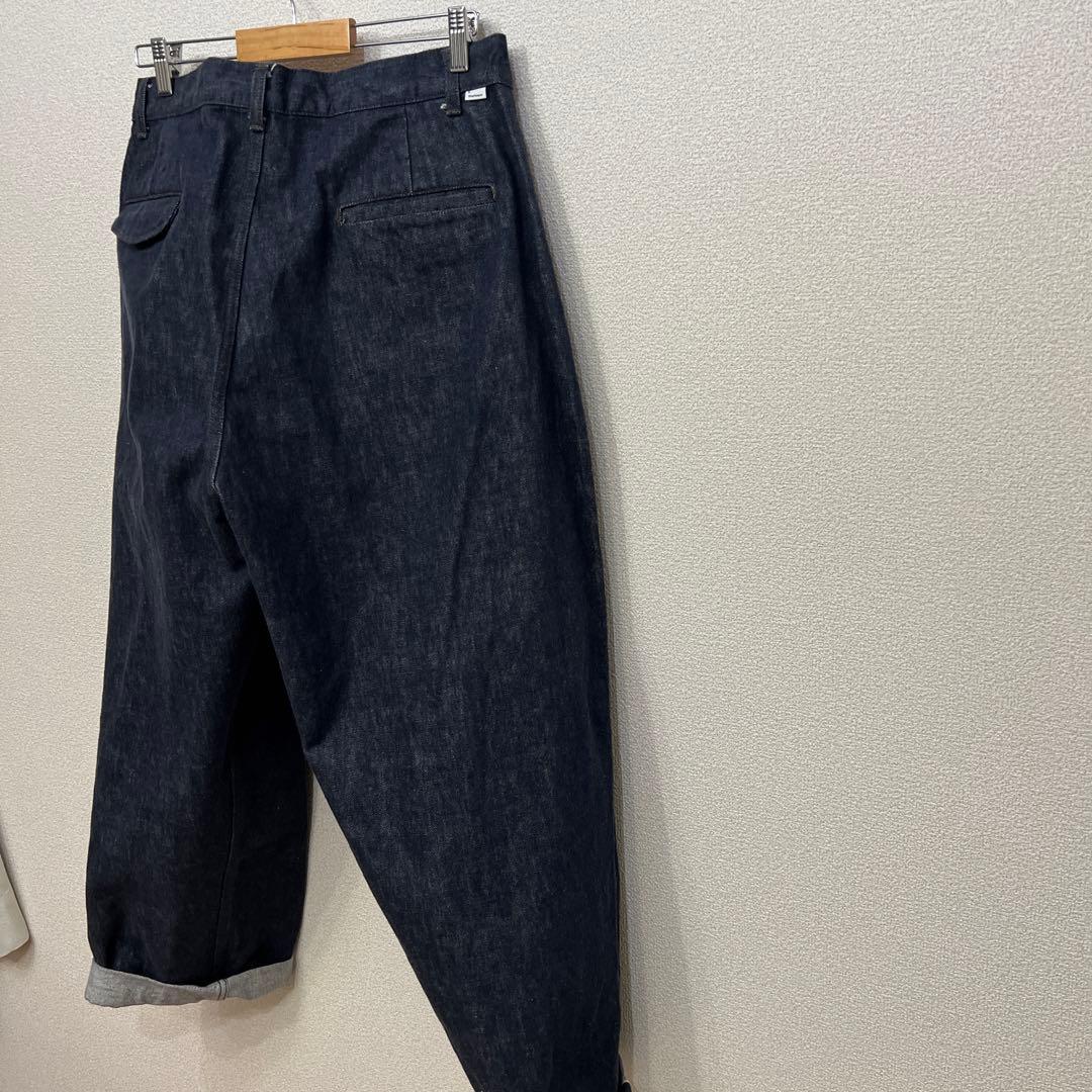 パンツ Graphpaper Colorfast Denim Two Tuck 1