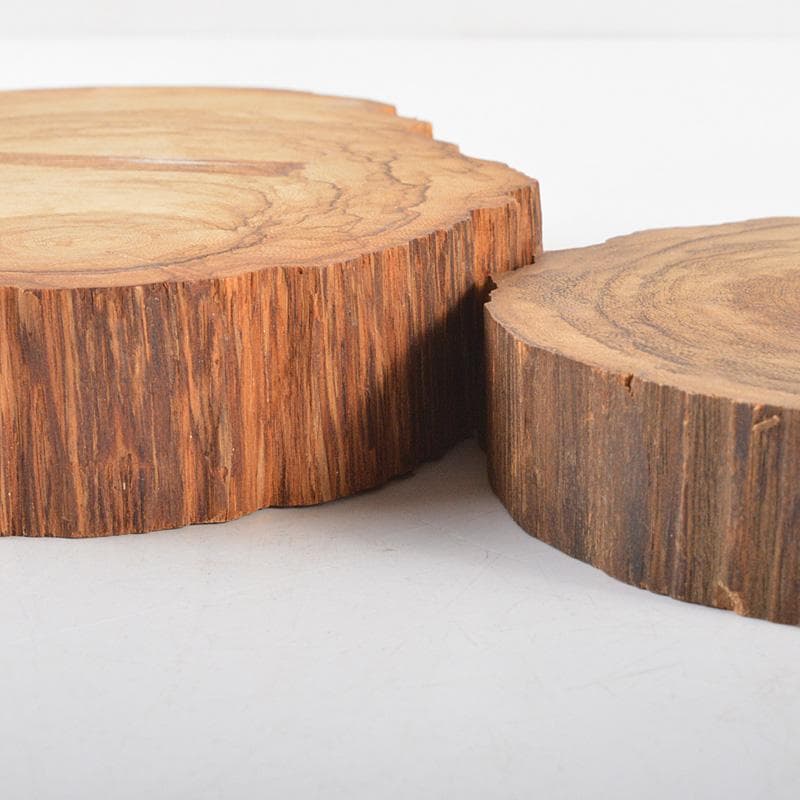 煎茶道具　天然木　飾台　香炉台　2点　まとめて　V　5481