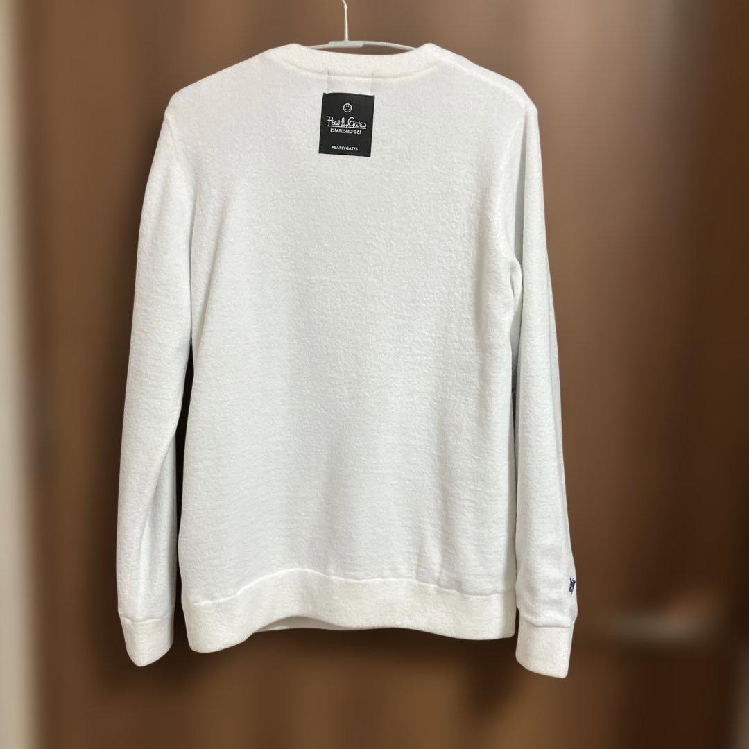 パーリーゲイツ　レディース　あったか♡裏付きクルーネックニットプルオーバー