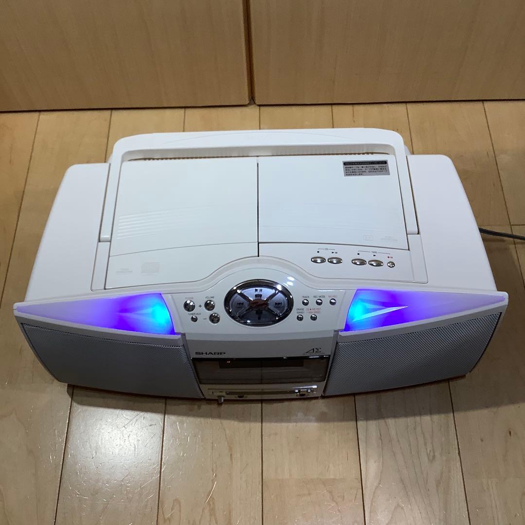 シャープMDラジカセSD-FY100中古品 CDラジカセ カセットテープ