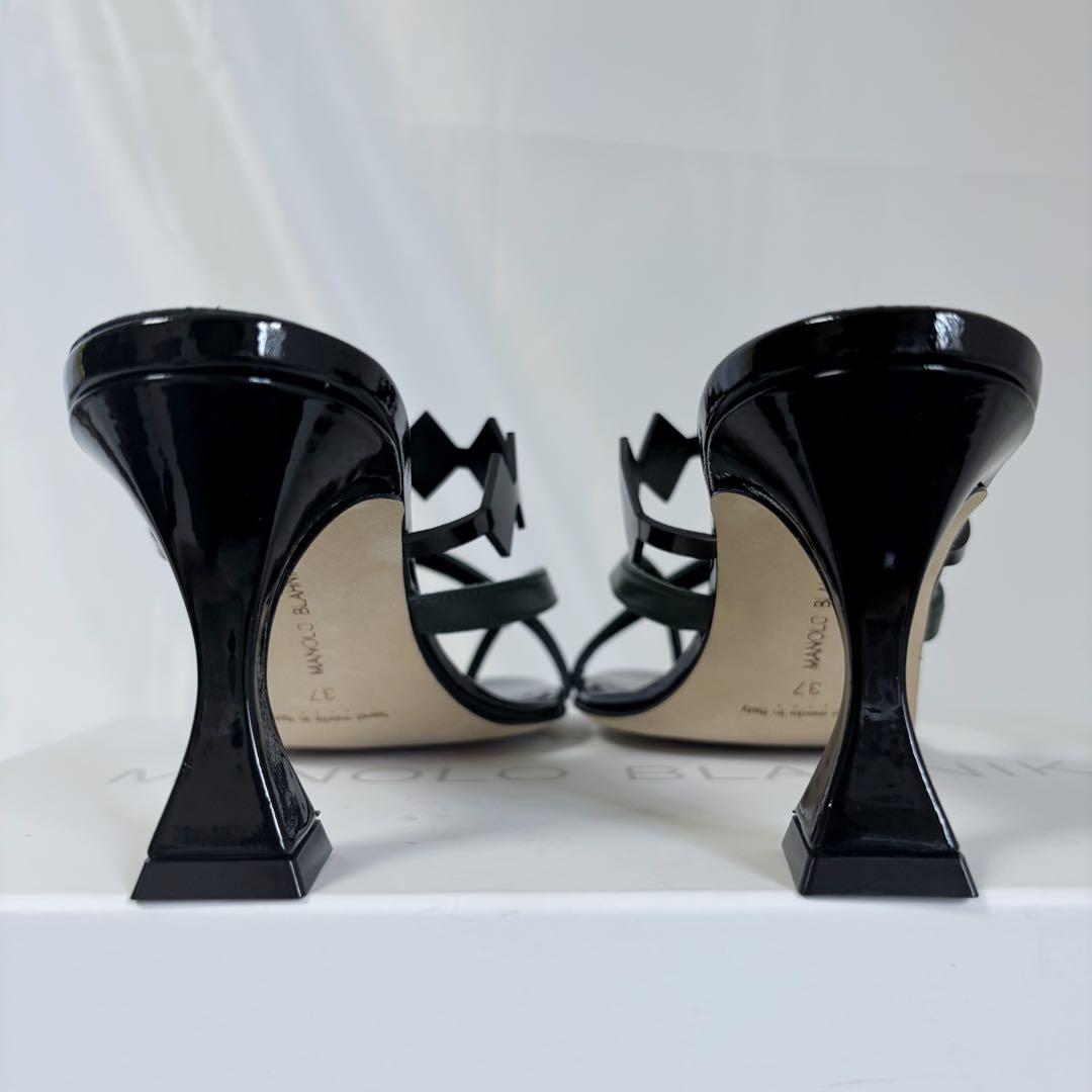 ほぼ未使用✨マノロブラニク　ミュール　SULAFAHI サンダル　37 ブラック