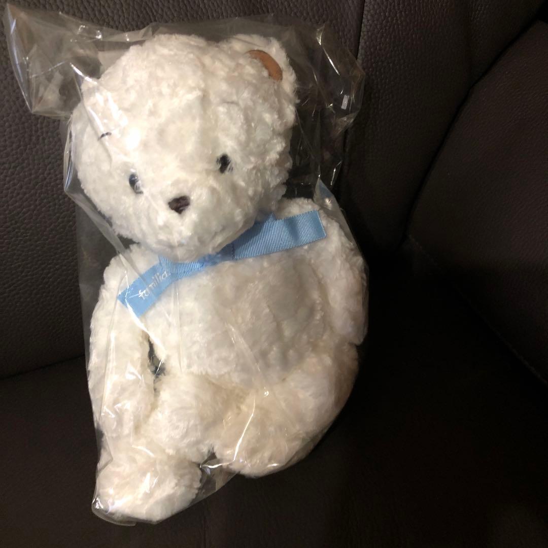 familiar廃盤商品❗️ ホワイトぬいぐるみ 大　小　ミニサイズ 3体セット