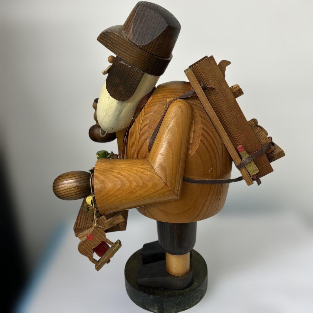 高さ　約３7cm ドイツ　パイプ人形