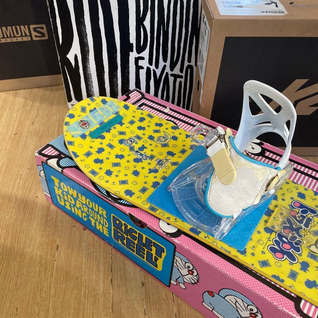 BURTON　キッズスノーボードセット　100cm　バートン　バイン付4点セット