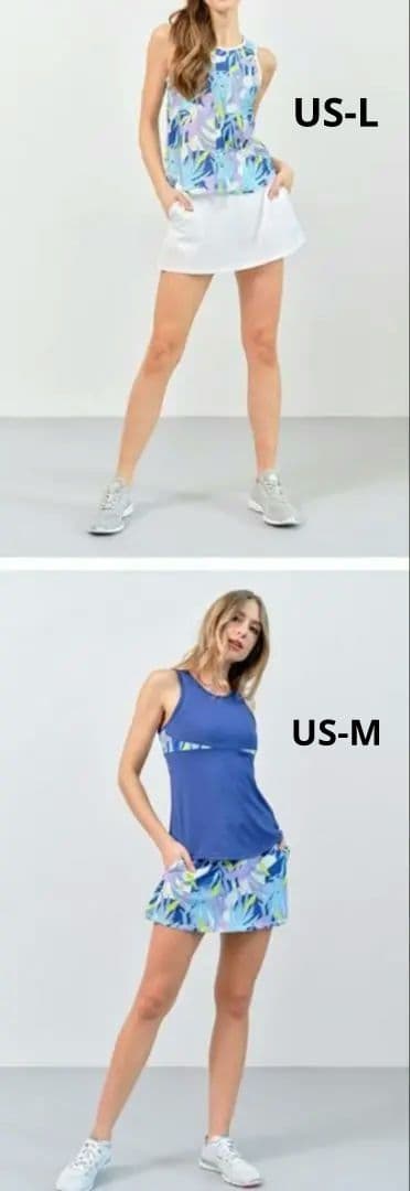 lija スコート　新品(アドミラル　テニス　FILA　ルルレモン　海外)