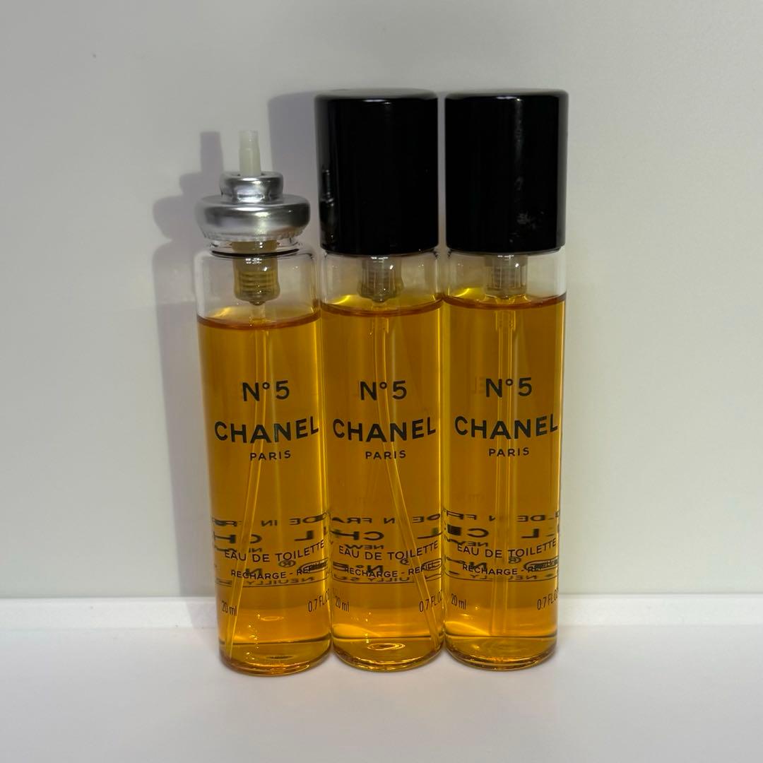 【新品】 CHANEL シャネル 香水 No.5 オードトワレ 20ml×3本