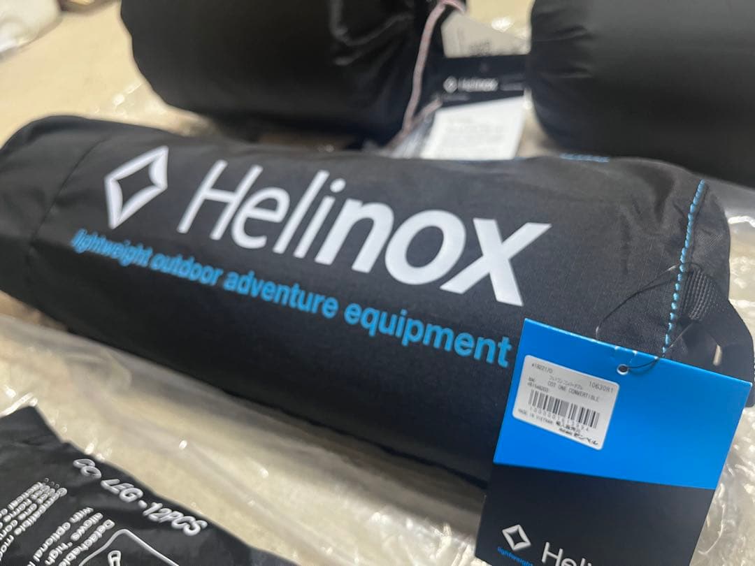 【価格交渉可】ヘリノックス コットワン+レッグ+フリースウォーマー 新品