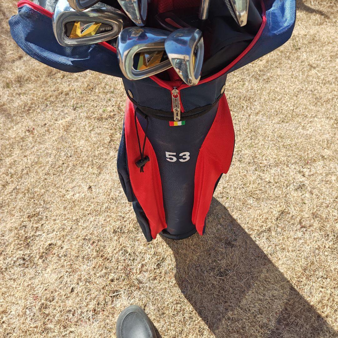 ARNOLD PALMER キャディバッグ アイアンセット付き　フレックスS