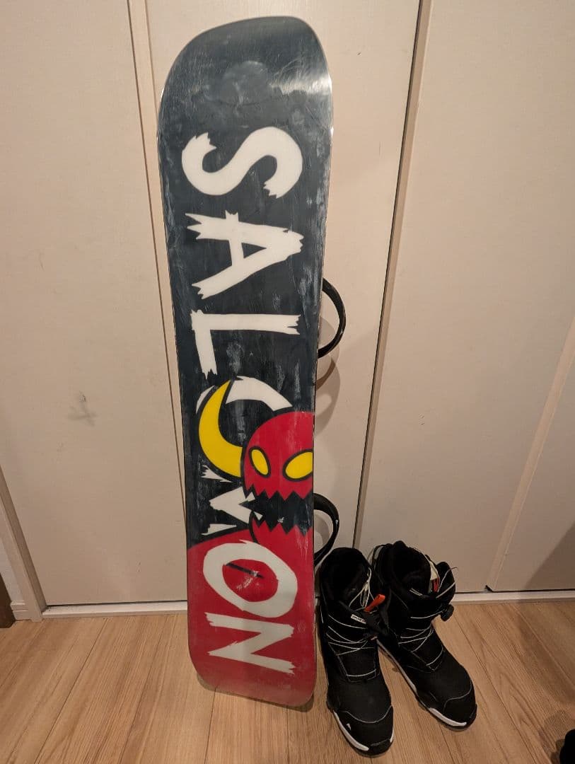 サロモン スノーボード 120cm ステップオン 3点セット　キッズ　小学生