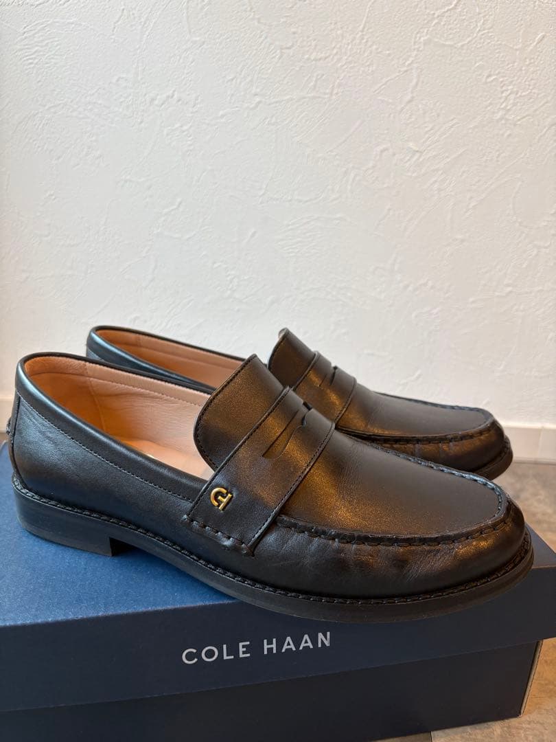 【COLE HAAN】ラックス ピンチ ペニー ローファー ブラック 24センチ