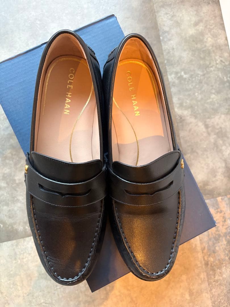【COLE HAAN】ラックス ピンチ ペニー ローファー ブラック 24センチ