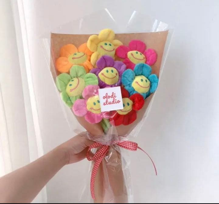 チャンキーフラワー ぬいぐるみ 花束 ギフト クリスマス ベビー プレゼント