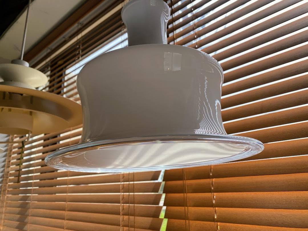 80s デンマーク製 Holmegaard Sonataペンダントライト