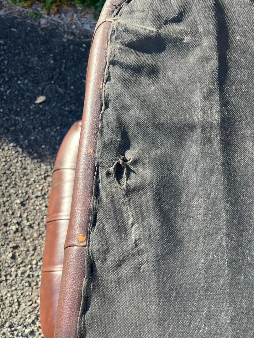 本革 チェスターフィールドソファ 一人掛け