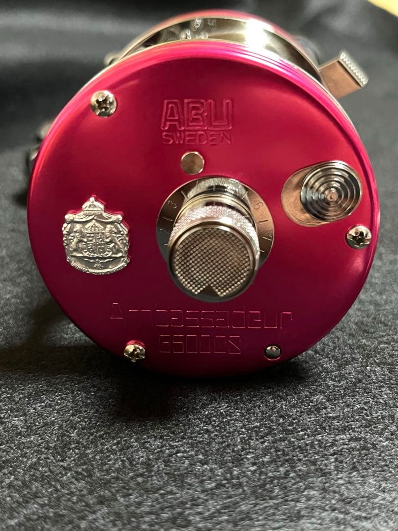 アブガルシア6500 csロケット　ピンク