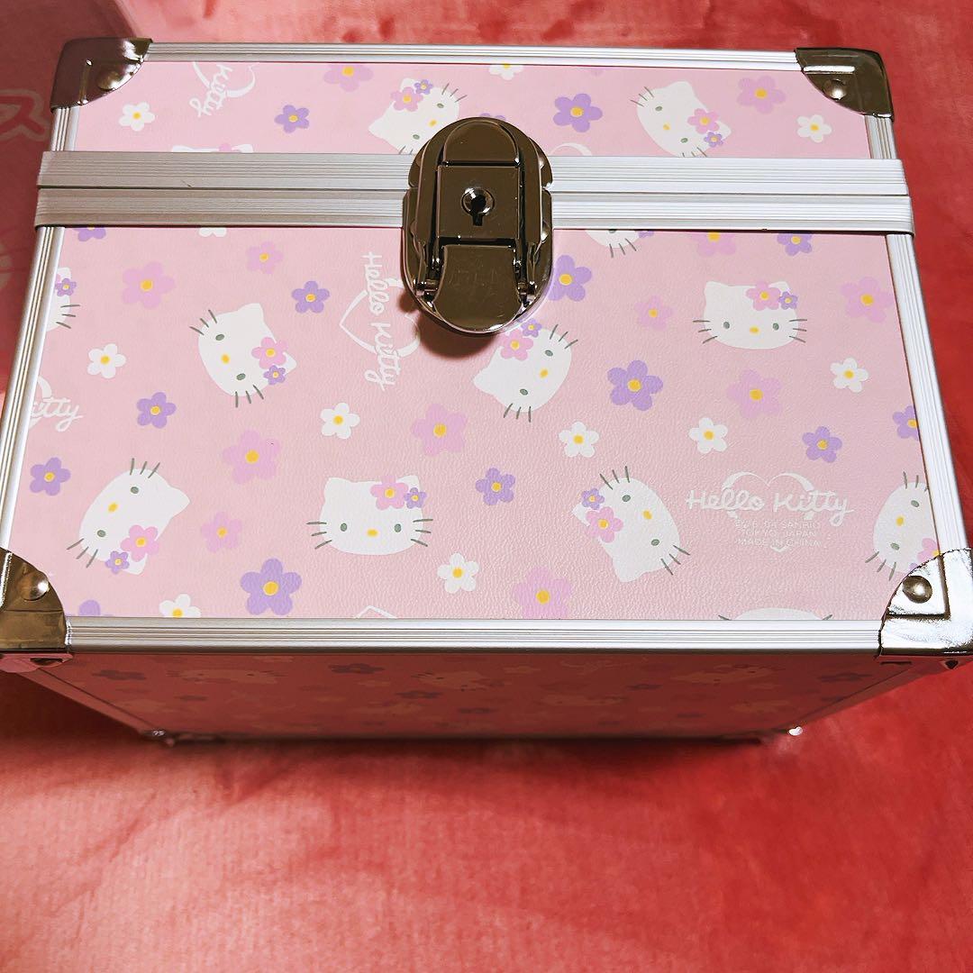希少レア　ハローキティ　コスメケース　バニティ　ミラー付き　平成レトロ　サンリオ