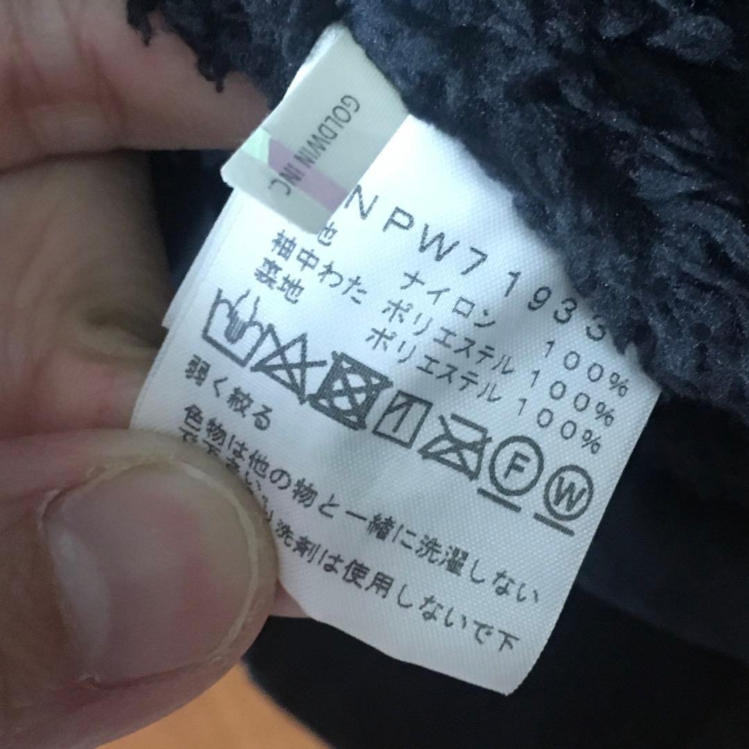 良品　ノースフェイス　コンパクト　ノマド　ジャケット　女性M　黒　ゴールドウイン