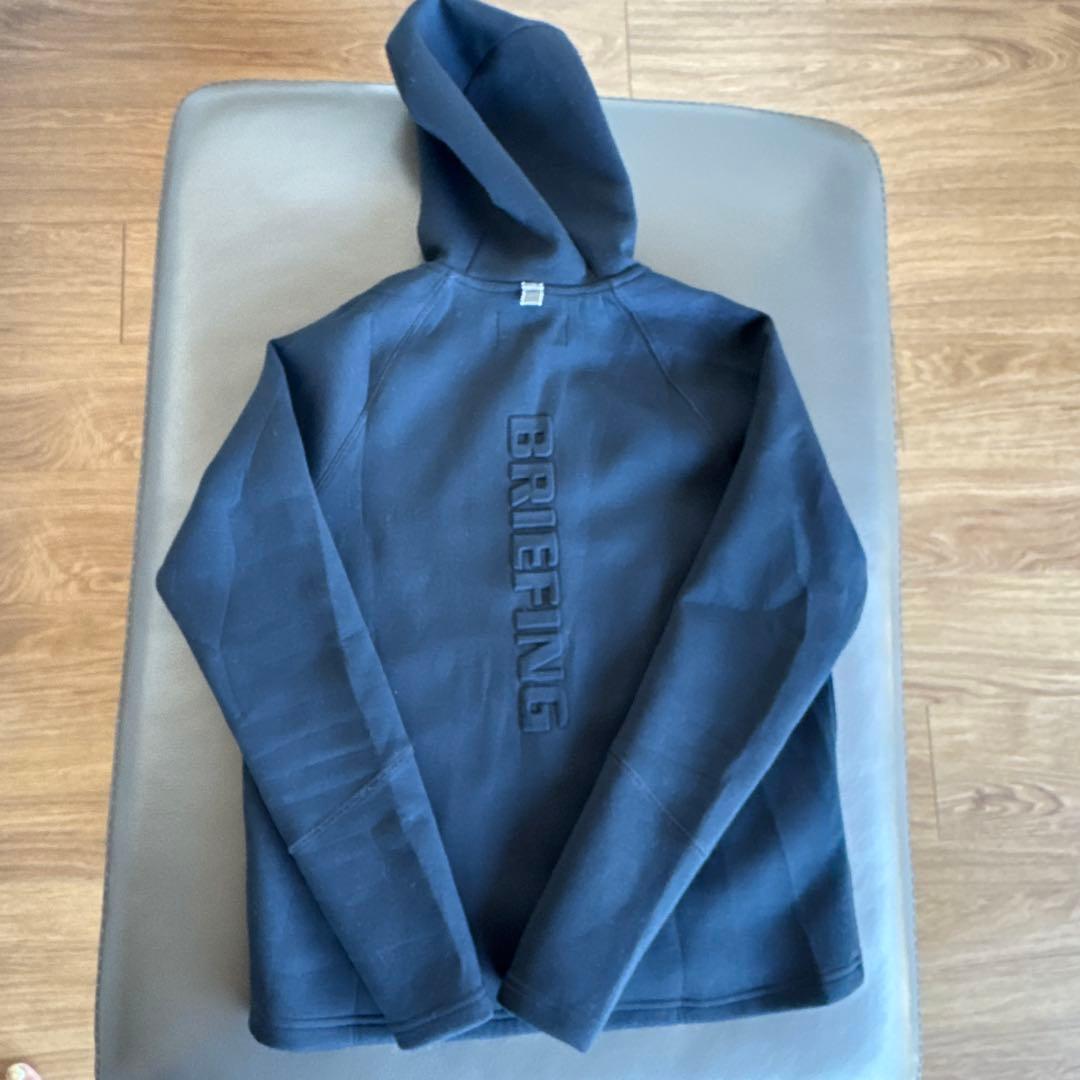 BRIEFING フード付きジャケット XS ネイビー