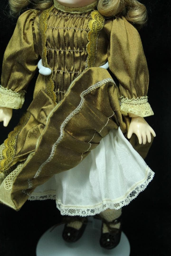 ◎ ブリュ リプロ ビスクドール 高級シルクドレス 人形　希少　フランス製