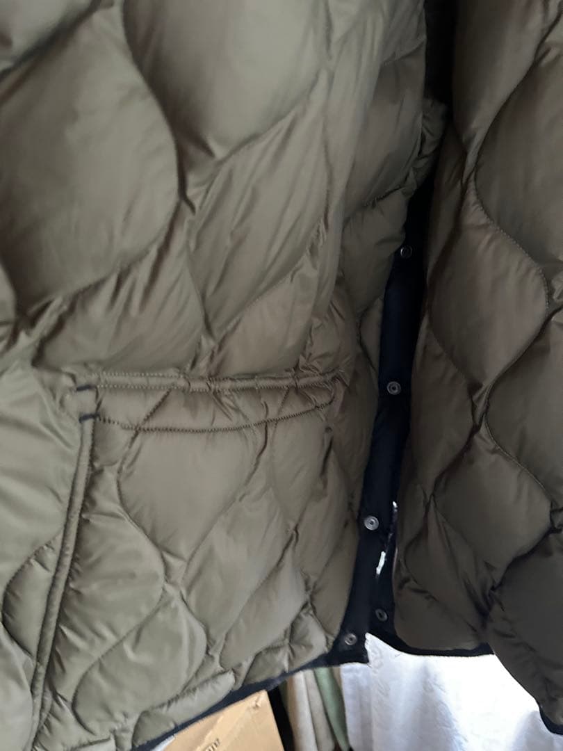 タイオン ミリタリーオーバーサイズ クールネックダウンジャケット