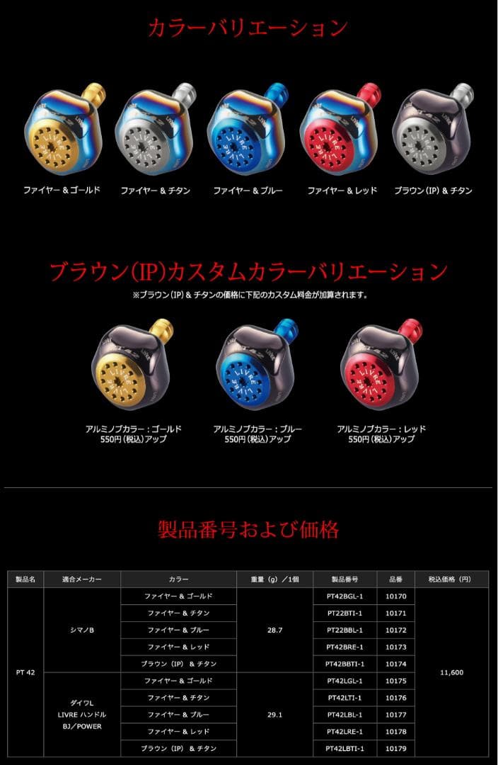 ★特価品10％OFF【リブレ/LIVRE】PT42 ハンドルノブ