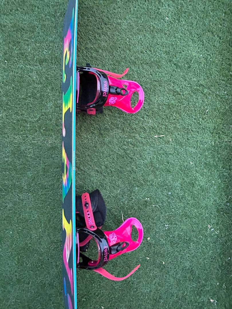 スノーボード板+swivelビンディング　2点セット　レディース用