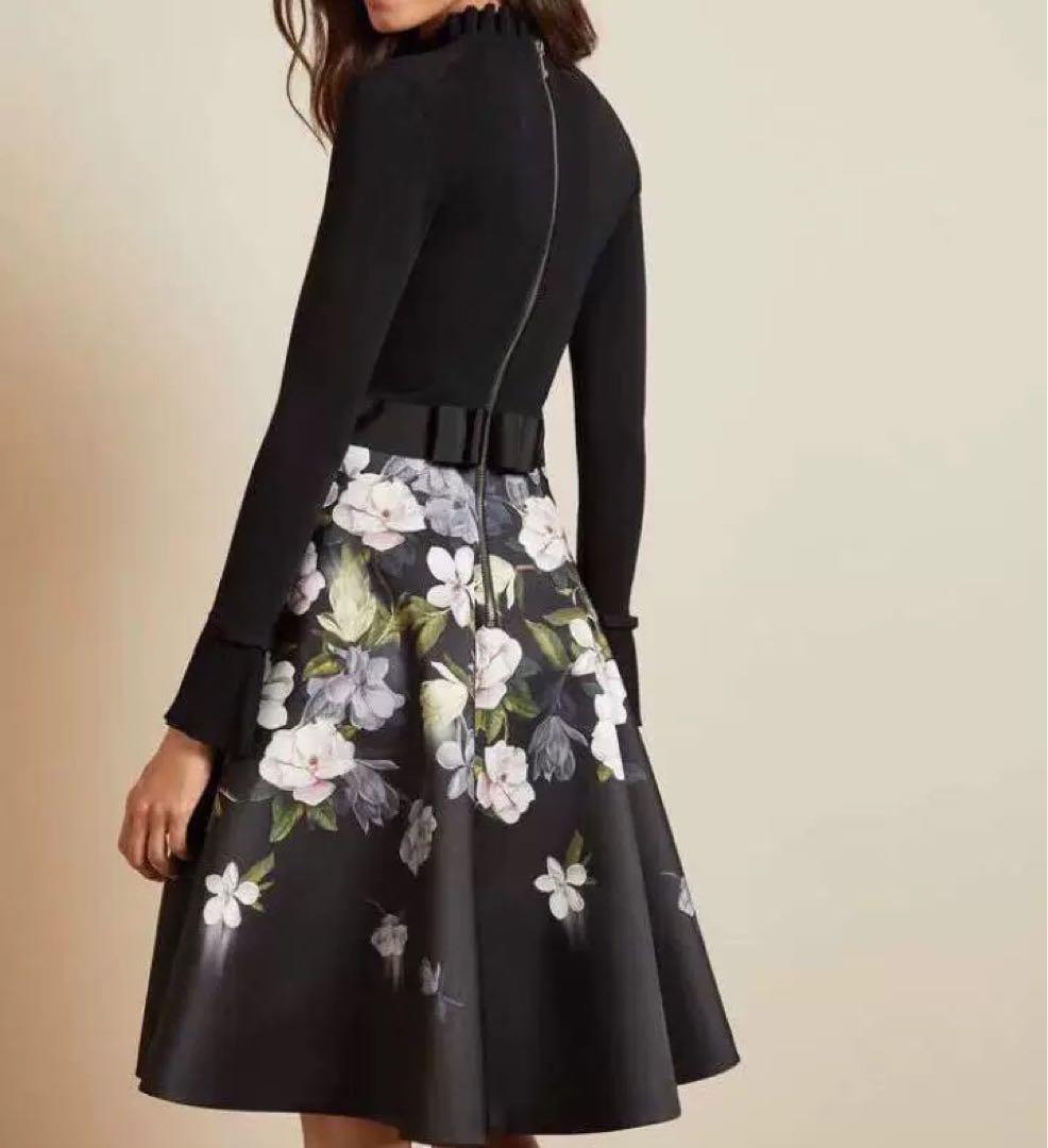 テッドベイカー　フラワープリントワンピース　2号