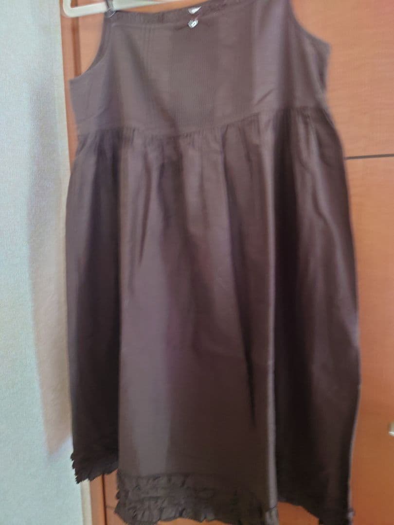 希少　PINKHOUSEピンクハウスの茶色のロングキャミソール