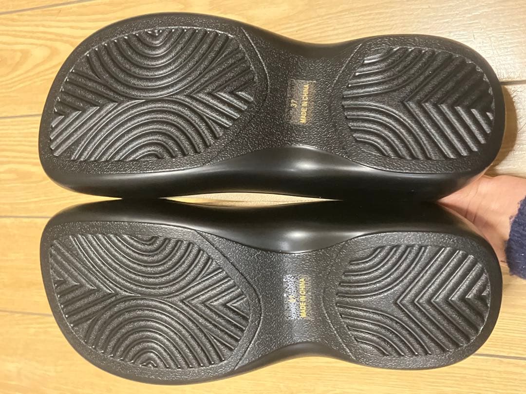 TODAYFUL ボリュームソールサボ　スエード ベージュ