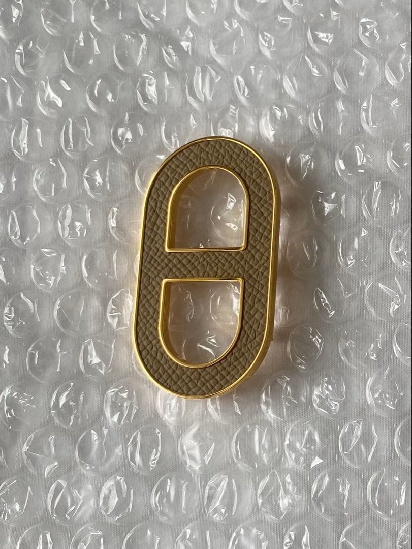 エルメス　ブローチ　シェーヌダンクル　バッチ　プシエール　ゴールド金具　エプソン