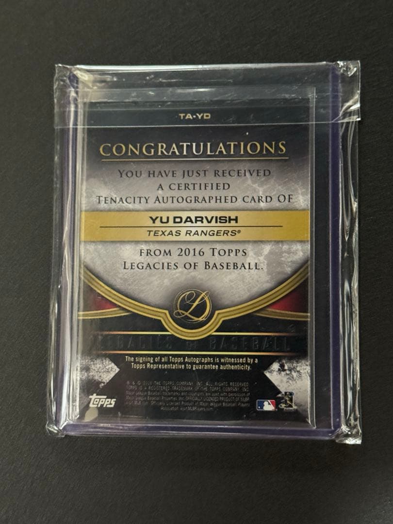 【限定】ダルビッシュ 有&マックスマンシー★直筆サインカード★TOPPS