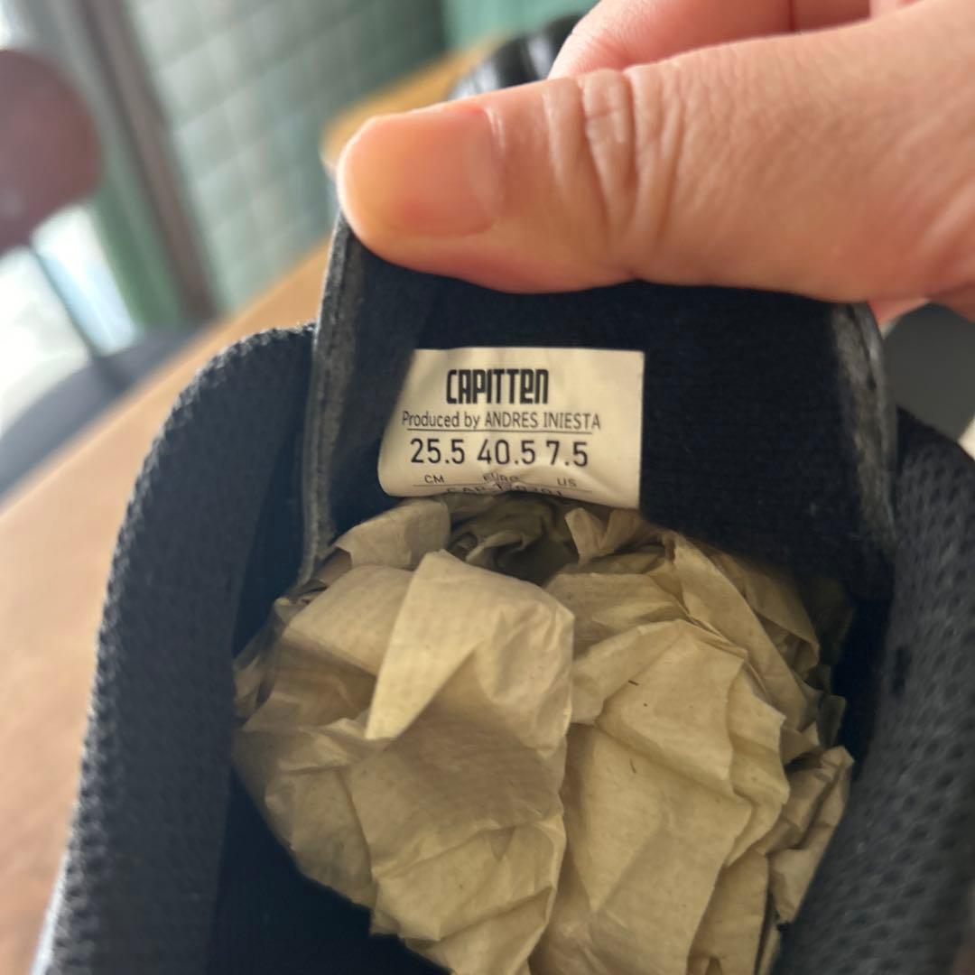 CAPITEN ONE TF CAP-T10201 25.5cm ブラック