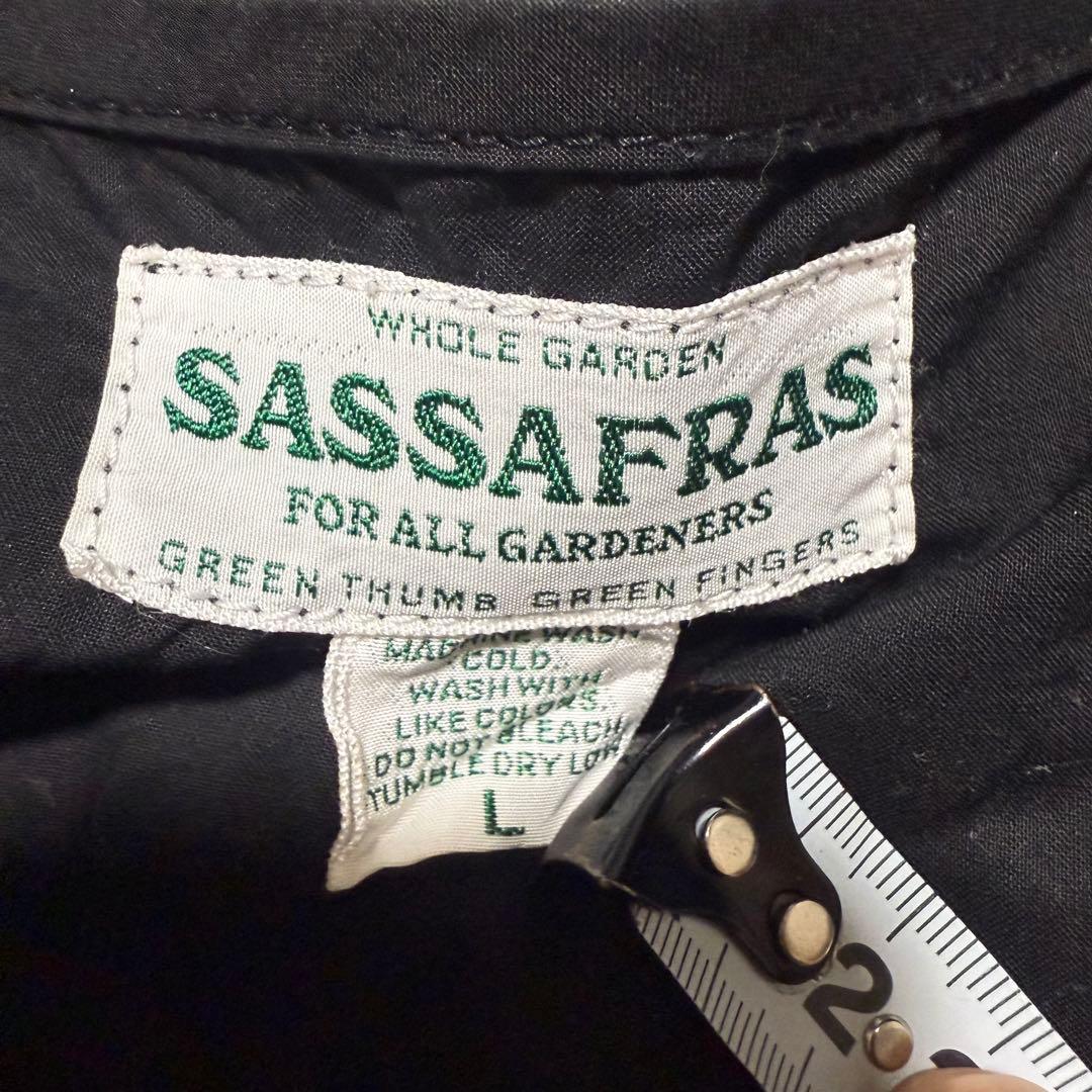 SASSAFRAS Whole Hole Vest Lサイズ 黒