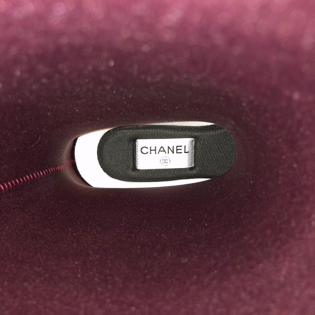 シャネル CHANEL ロングブーツ レインブーツ 長靴 36 ジェニ ラバー