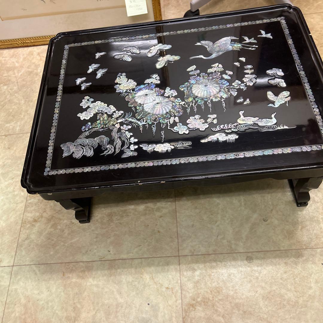 螺鈿細工のちゃぶ台