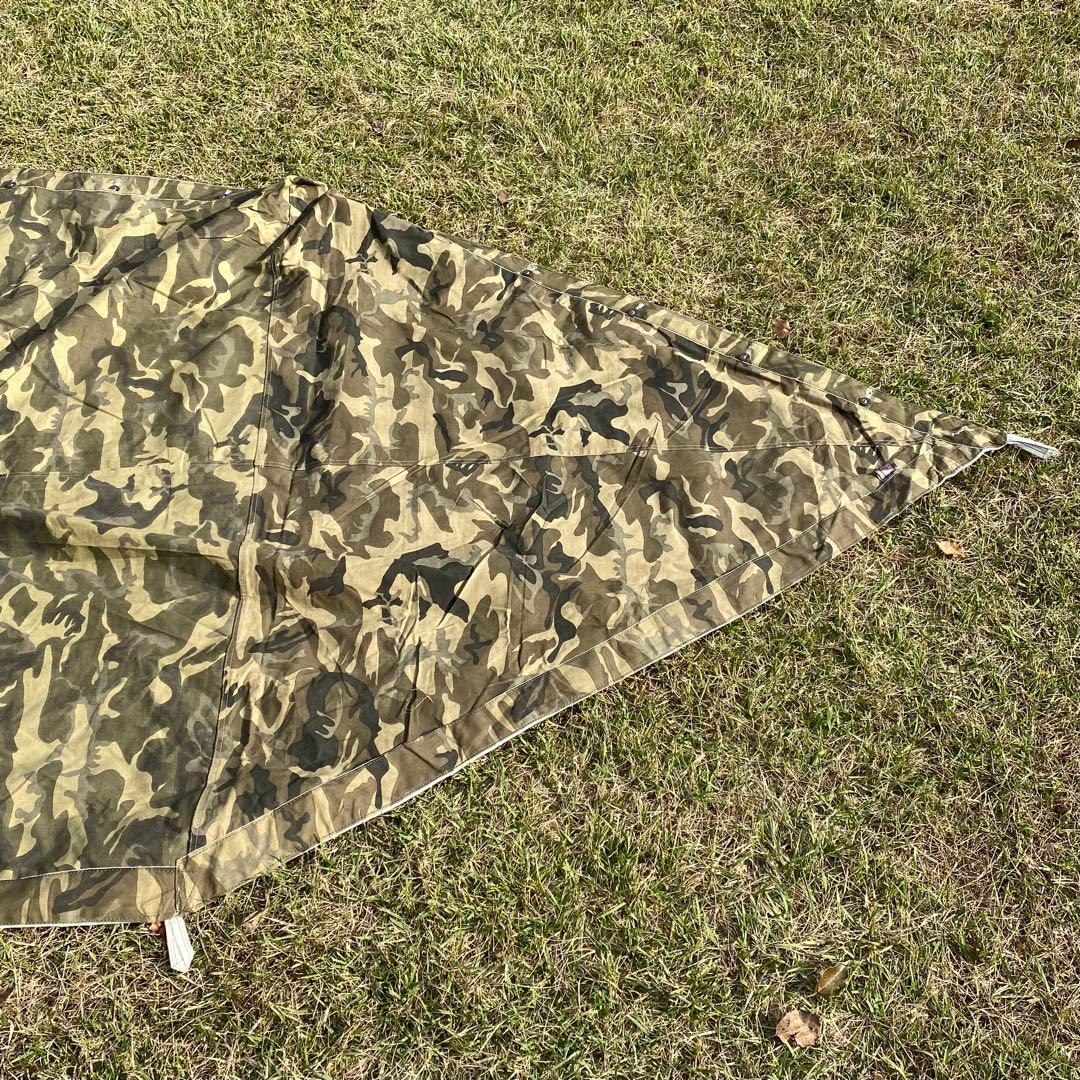 【レア・未使用品】トルコ軍幕　ハーフシェルター　ポンチョ　１枚　リバーシブル