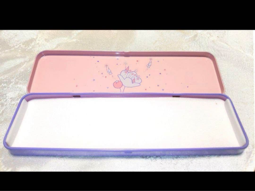 ラスト レア 1976年 初期 キキララ メタリック 筆箱 缶ペンケース